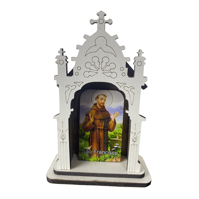 Capela de São Francisco em MDF 10cm