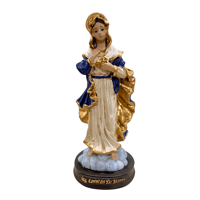 Imagem de Nossa Senhora Imaculado Coração de Maria de Resina 15 cm