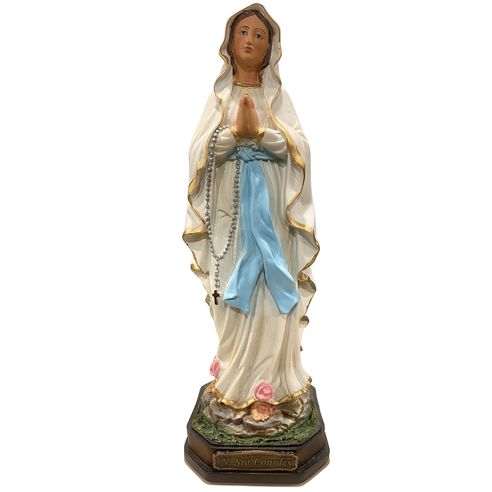 Imagem de Nossa Senhora de Lourdes de Resina 30 cm