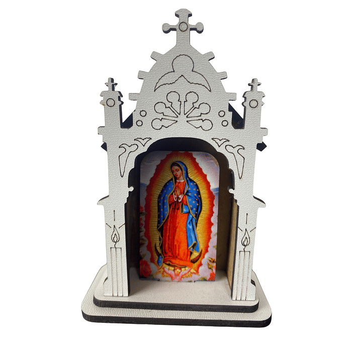 Capela de Nossa Senhora de Guadalupe em MDF 10cm