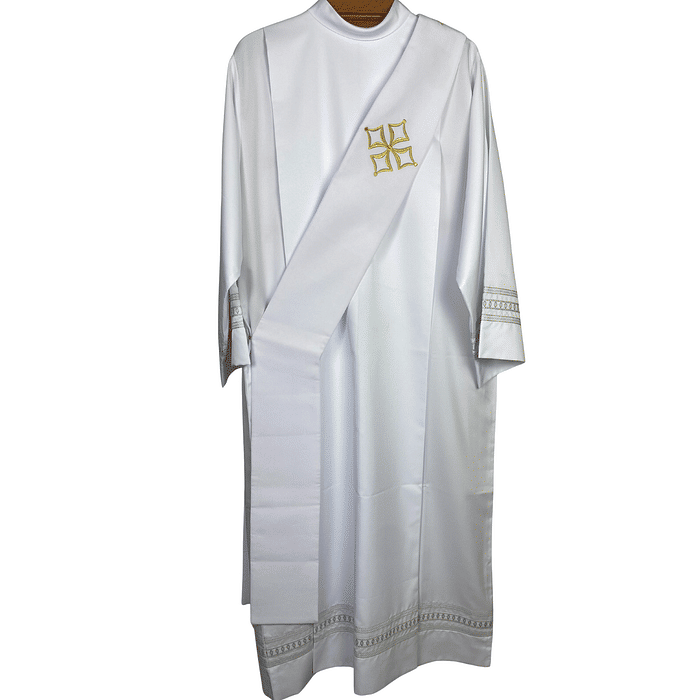 Estola Diaconal Bordada Tamanho M