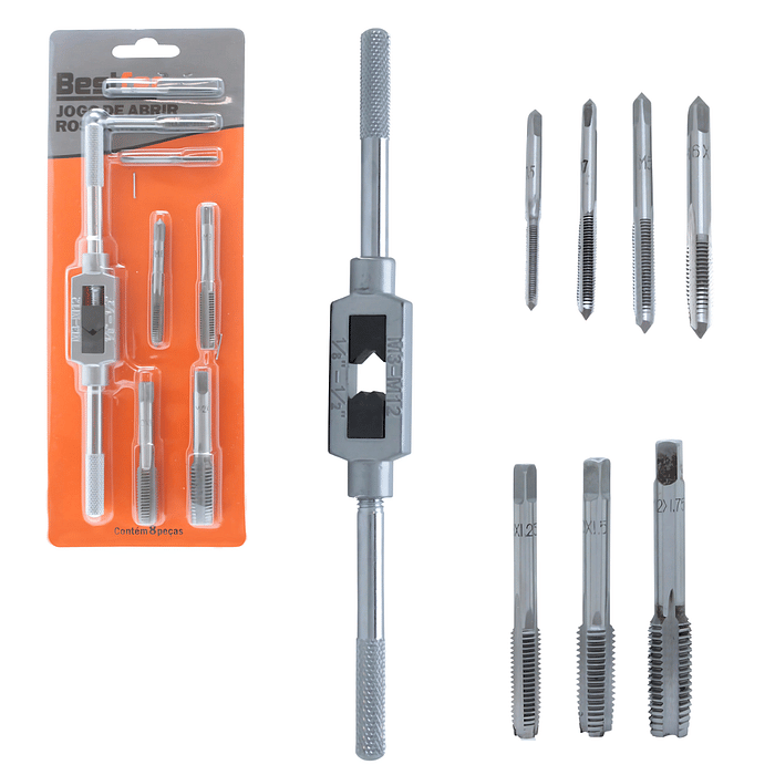 JOGO MACHO DE ABRIR ROSCA (8 PCS)