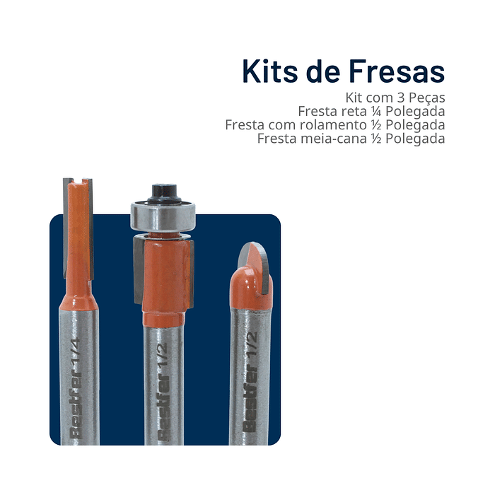 KIT DE FRESAS - 3 PCS