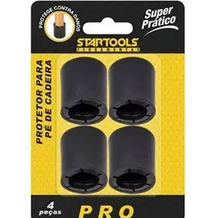 Protetor de Pé de Cadeira Silicone 4 Peças Universal Antiderrapante