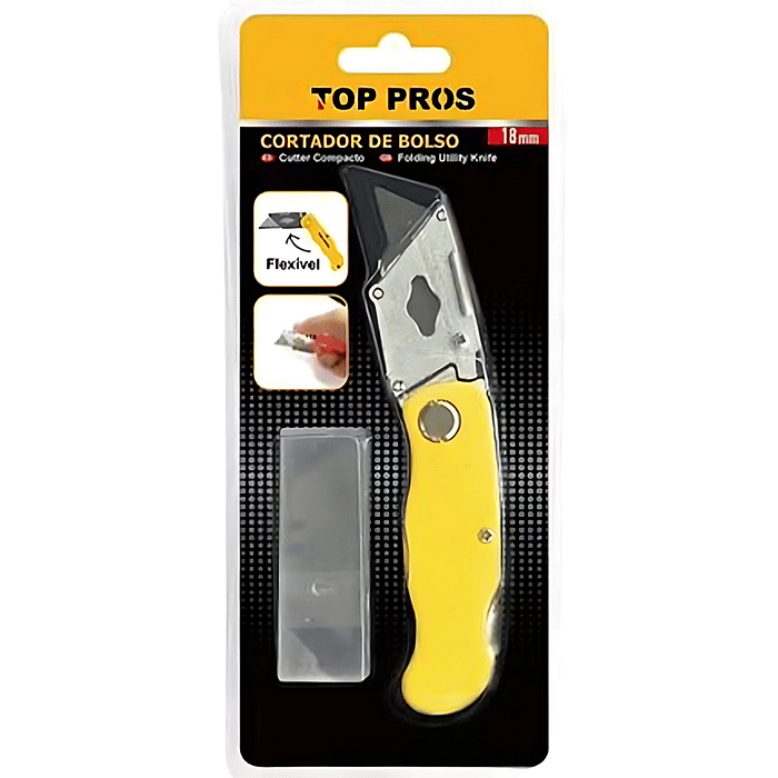 Estilete Trapezoidal Dobravel 18mm