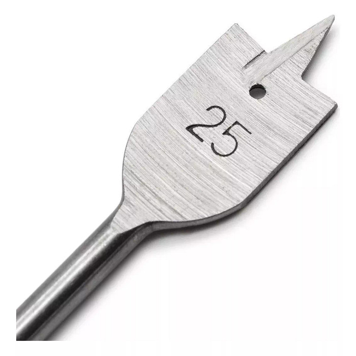 Jogo 6 Brocas Chatas para Madeira Aço C45 Tamanhos Variados Alta Durabilidade