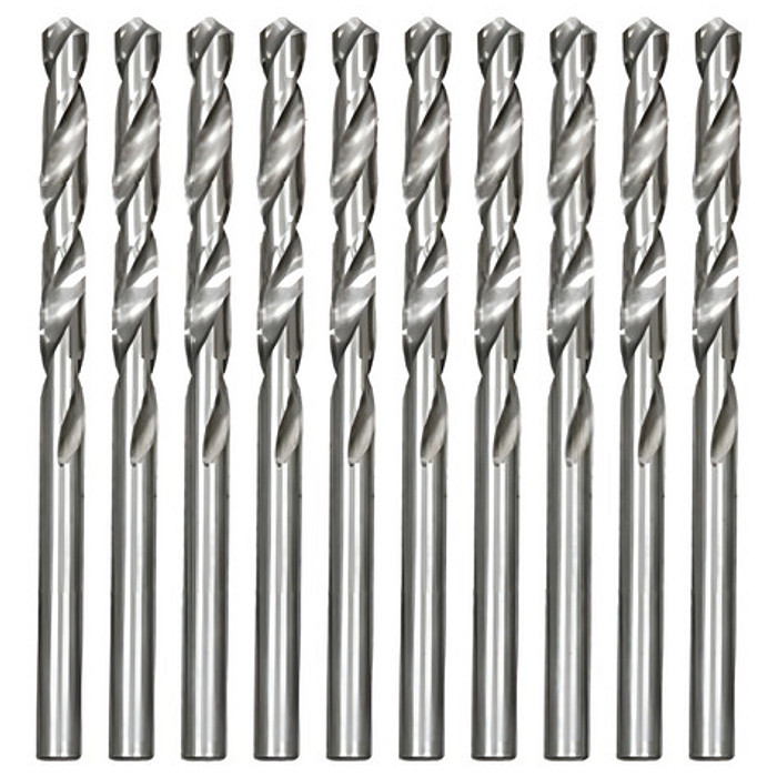 Kit 10 Brocas De Aço Rápido 9mm Para Metais HSS Din338