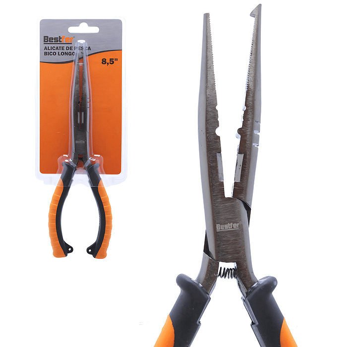 ALICATE DE PESCA BICO LONGO - 8,5POL