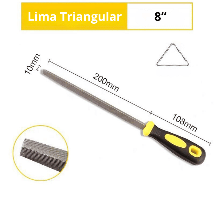 Lima de Ferro 8" Manual