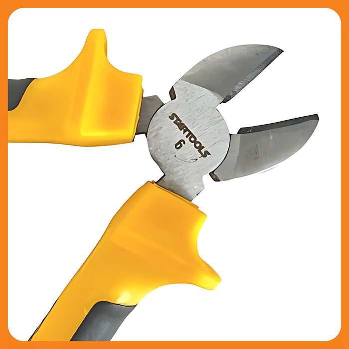 Alicate Corte Diagonal 6" CRV Isolado 1000V Profissional Alta Durabilidade