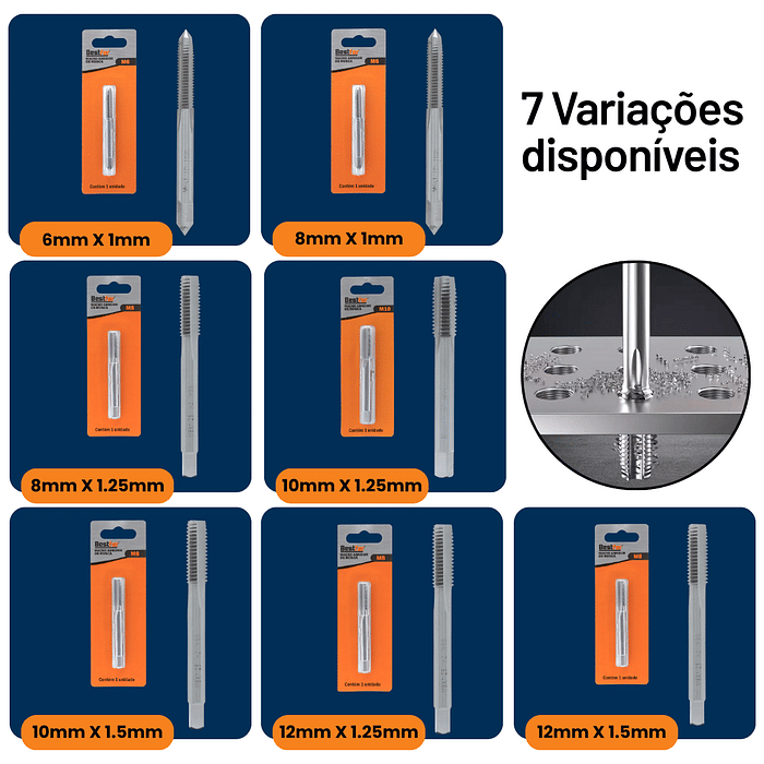 Macho para Abertura de Rosca