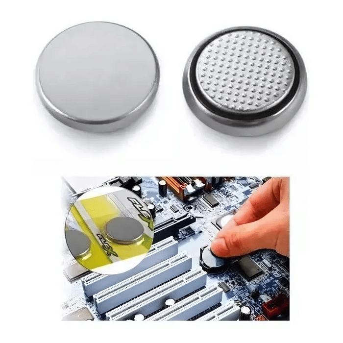 Bateria Botão Moeda Lítio 3v CR2032 - c/5Pçs para Balança Placa Mãe Chave Controle