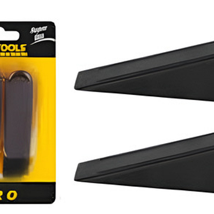 Cunhas de Porta Trava Preta Antiderrapante Borracha Alta Qualidade