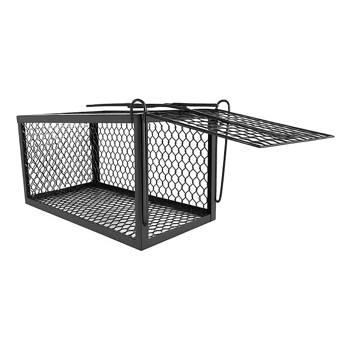 RATOEIRA TIPO GAIOLA 11.2X11.2X23CM - PRETA