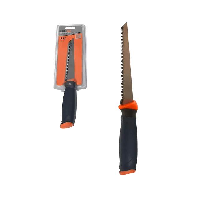 Serrote para Gesso Drywall 12'' 305mm Profissional com Ponta Fina
