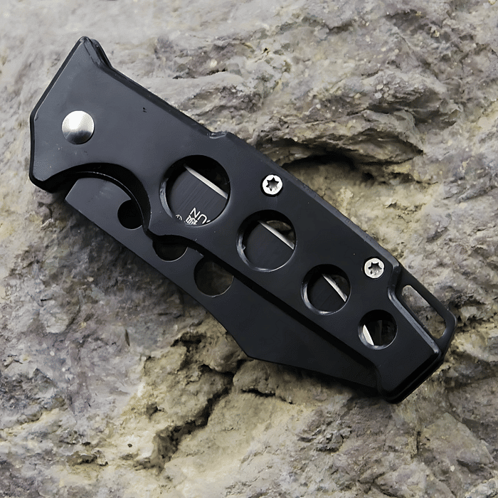 Canivete de Sobrevivência em Aço Inox para Camping, Trilha e Pesca