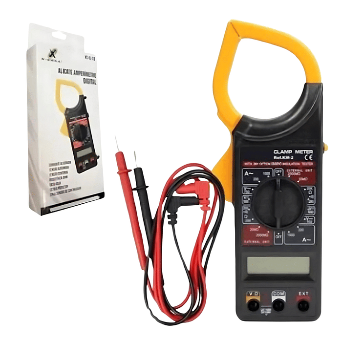 Alicate Amperímetro Digital Linha Profissional com Estojo Precisão