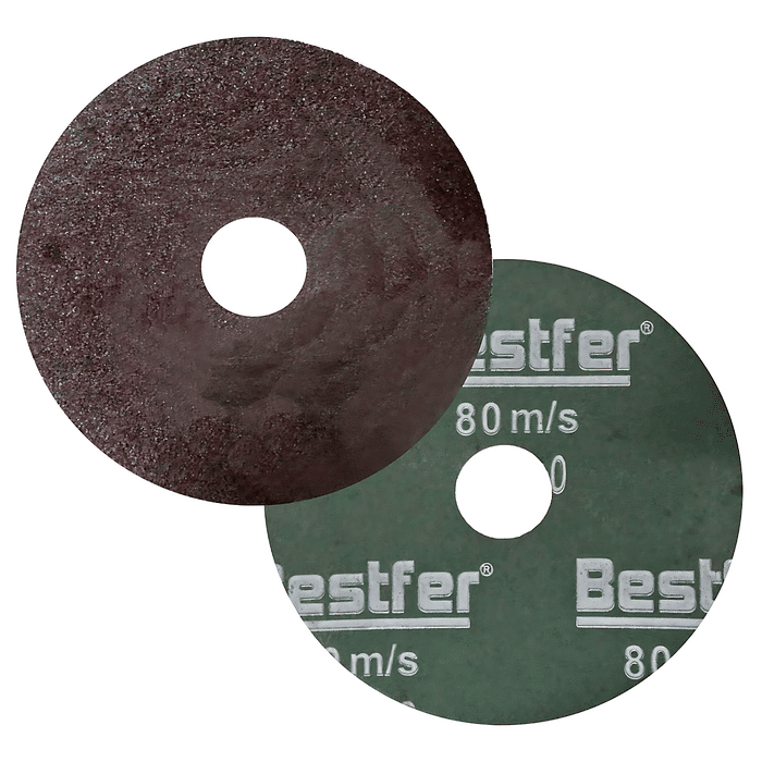 Discos de Lixa Grão 80 - 4 1/2" Pol 115mm Kit com 10