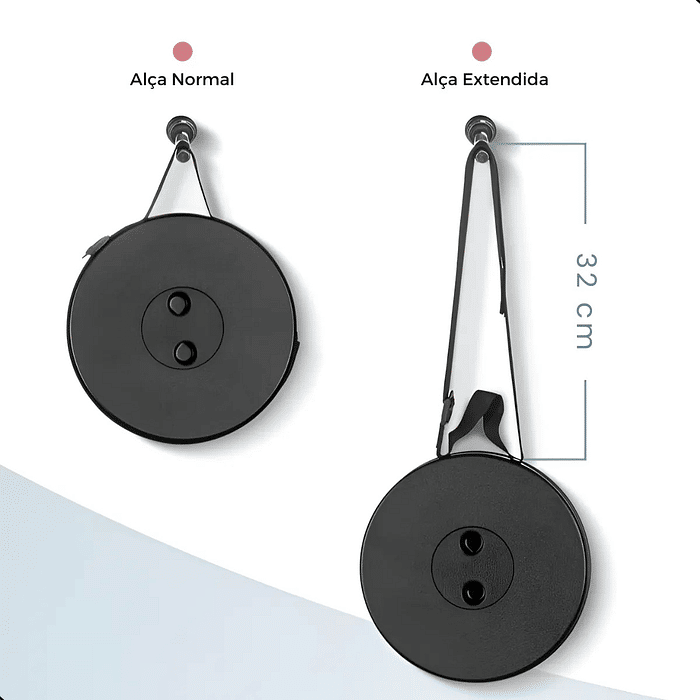 Banqueta Retrátil Banco Portátil com Alça Multiuso Leve Preto