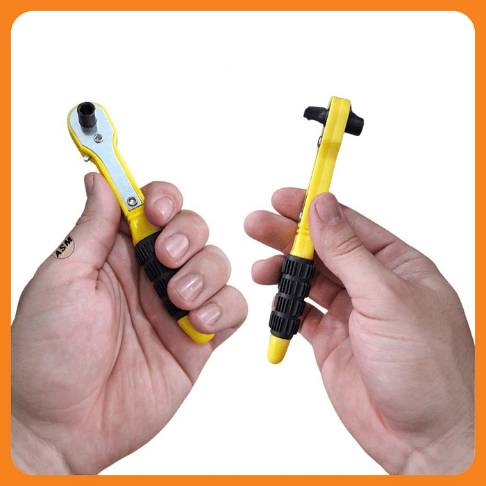 Conjunto Chave Catraca 19 Peças Soquetes Canhão e Bits Profissional Completo