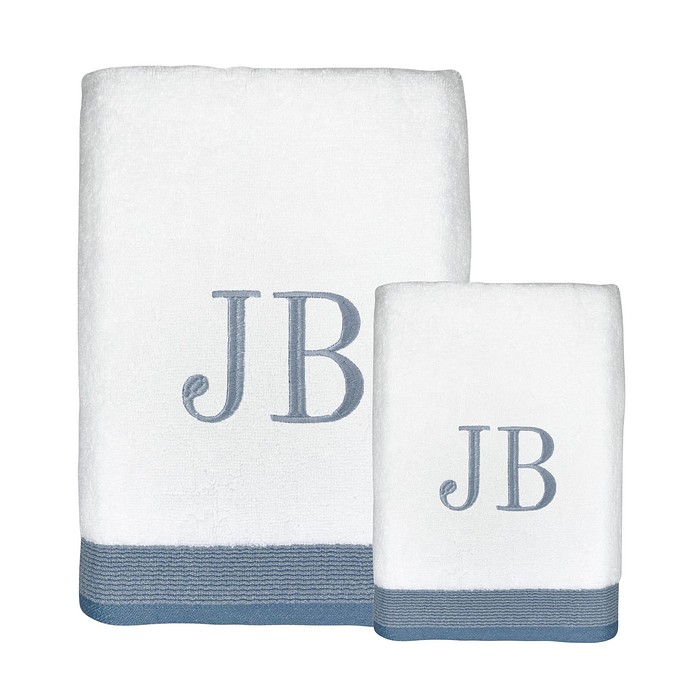 Jogo Toalha Banho e Rosto Serena Azul