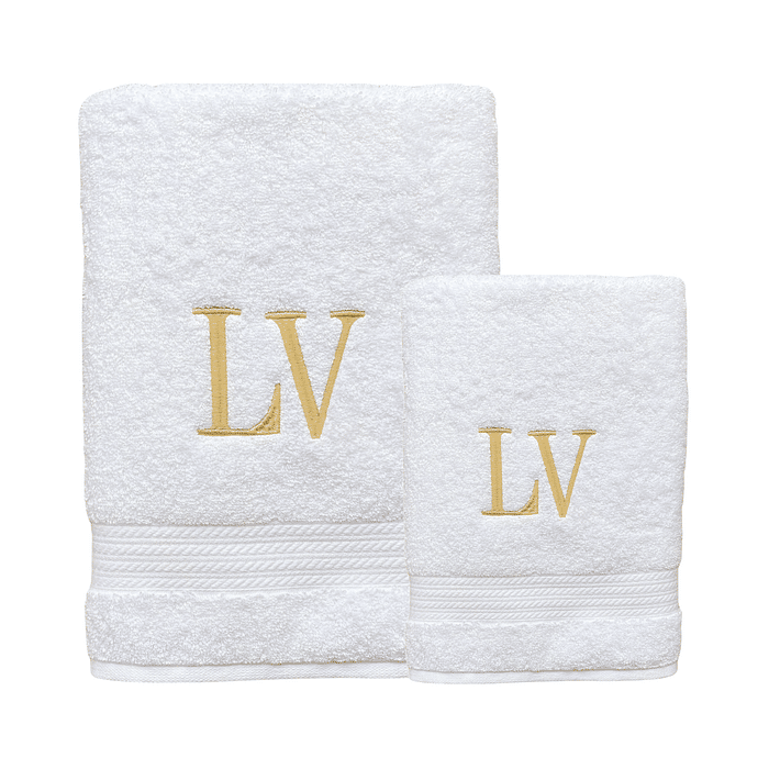 Jogo Toalha Banho e Rosto Magna Branco 100% Algodão Karsten