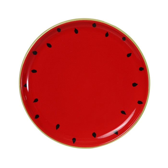 Prato de Sobremesa Melancia - 23 cm