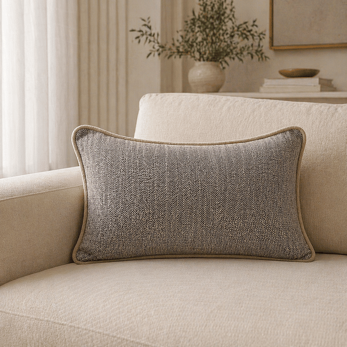 Almofada c/ Enchimento Tecido Jacquard Lent 30x50 cm