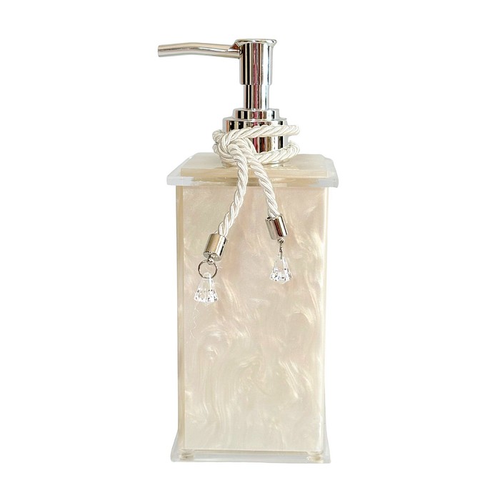 Porta Sabonete Liquido Acrílico Pérola