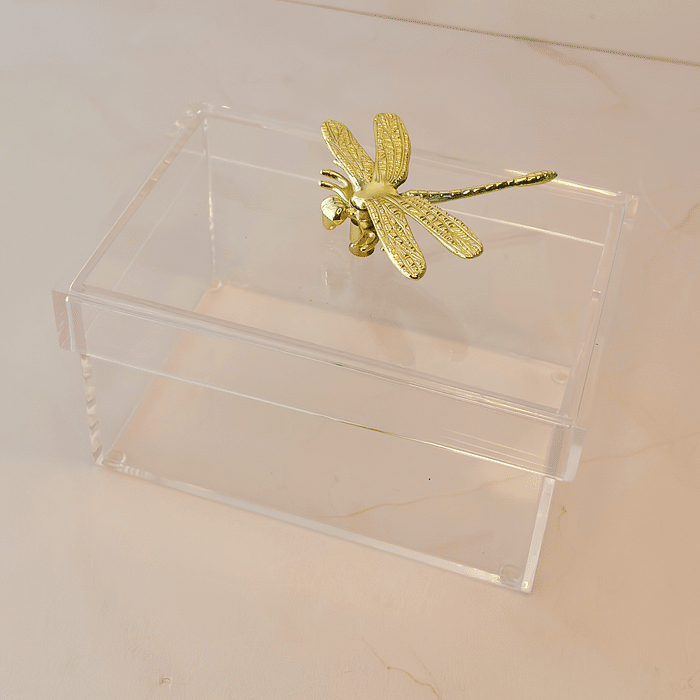 Caixa de Acrílico c/ Tampa Libelula