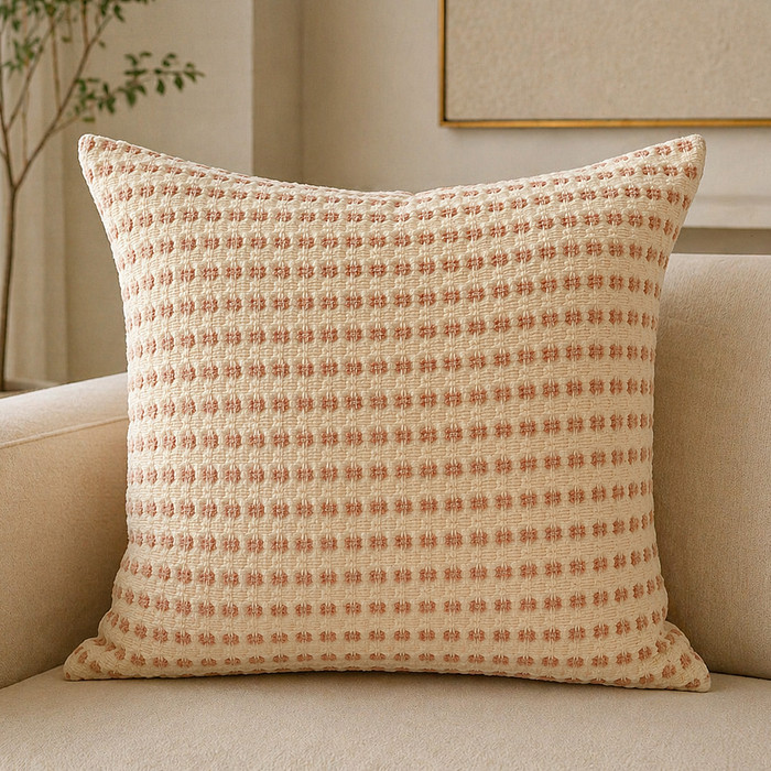 Almofada c/ Enchimento Tecido Jacquard Toulon 50x50 cm