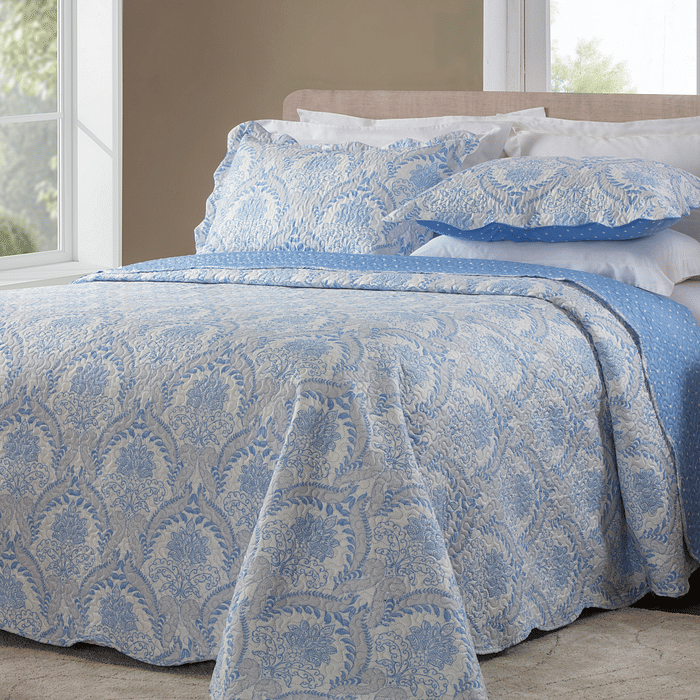 Kit Colcha Boutis King Lisboa