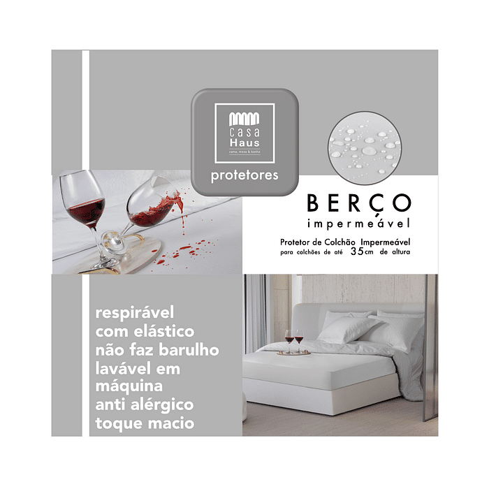Protetor Impermeavel Berco 0,70m x 1,30m +20cm