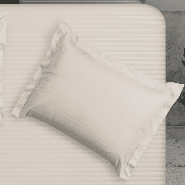 Jogo 2pc Solteiro Maquinetado Marfim