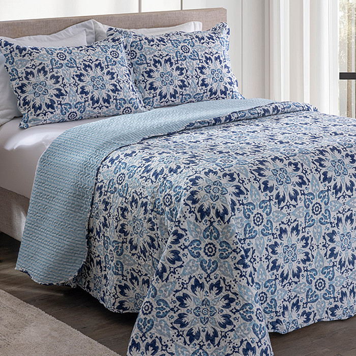 Kit Colcha Boutis Queen New Port