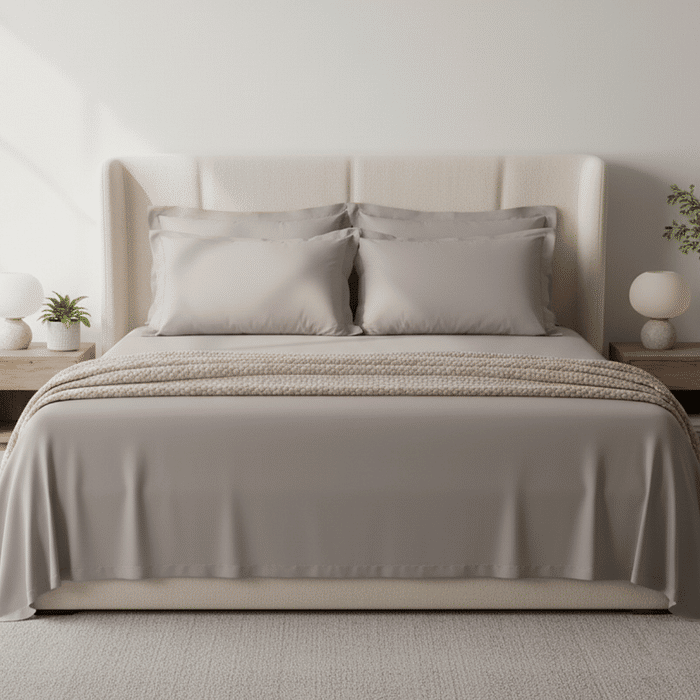 Jogo Duplo Percal 200fios 100% Algodao Casal 4pcs Fendi