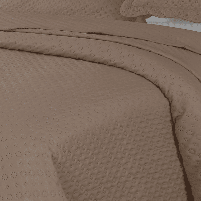 Kit Colcha Boutis Queen Cacau