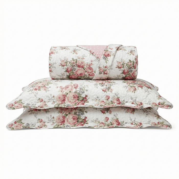 Kit Colcha Boutis King Paris