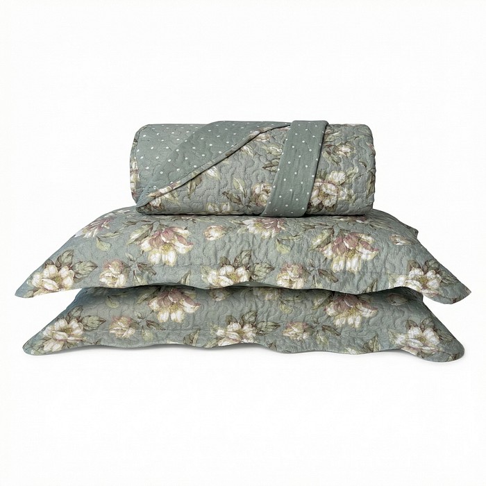 Kit Colcha Boutis Solteiro Lucerna