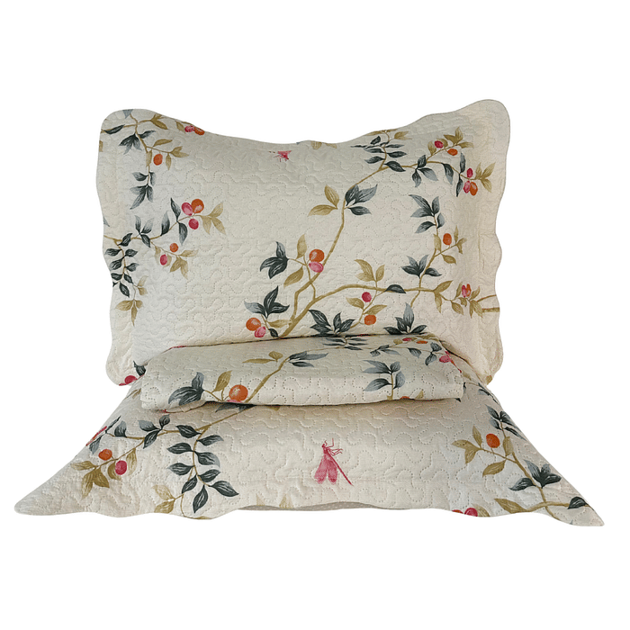 Kit Colcha Boutis Queen Alvorada