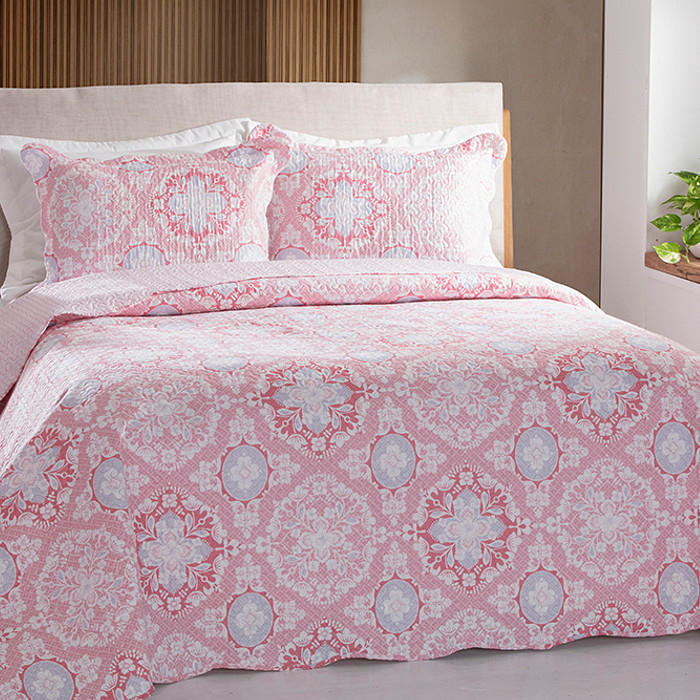 Kit Colcha Boutis Casal Orlando