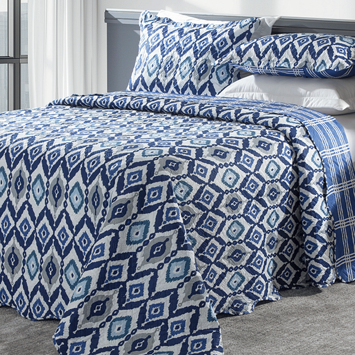 Kit Colcha Boutis Queen Palermo