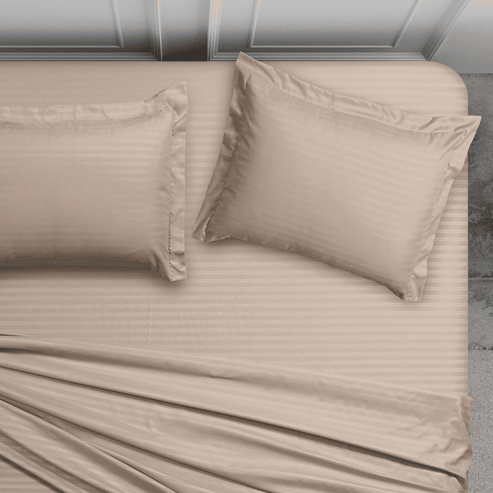 Jogo Duplo 4pc Casal Maquinetado Linho