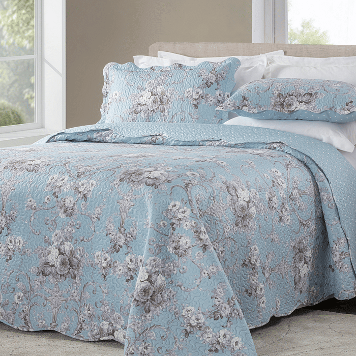 Kit Colcha Boutis Queen Viena