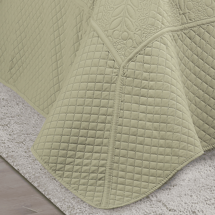 Kit Cobreleito Velvet Queen 3pc Areia