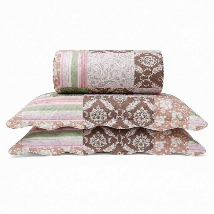 Kit Colcha Boutis Queen Nashville