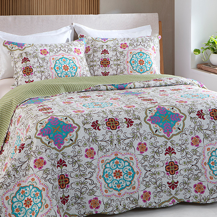 Kit Colcha Boutis Queen Sedona