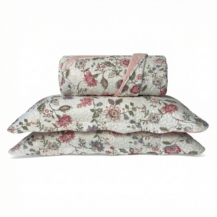Kit Colcha Boutis Casal Verona