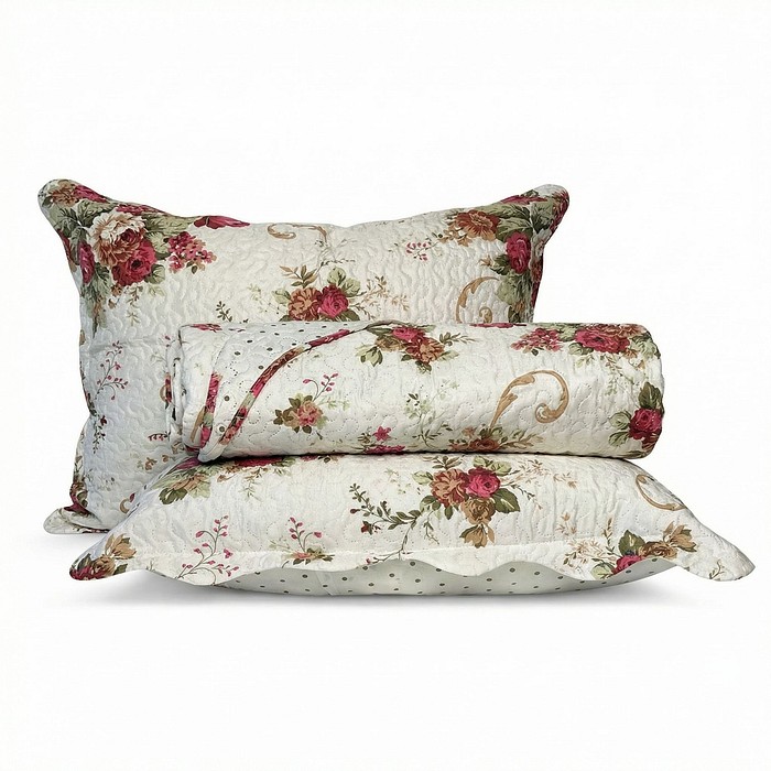 Kit Colcha Boutis King Monaco