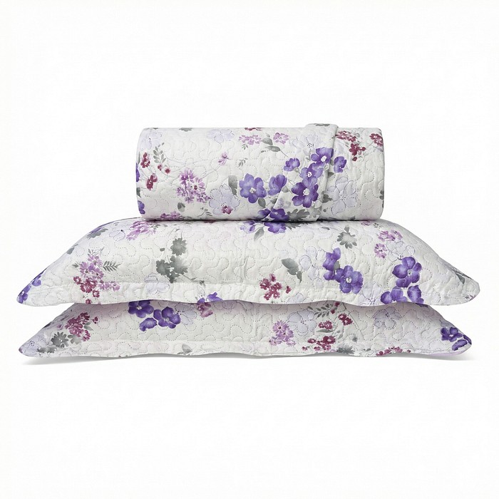 Kit Colcha Boutis King Zurique